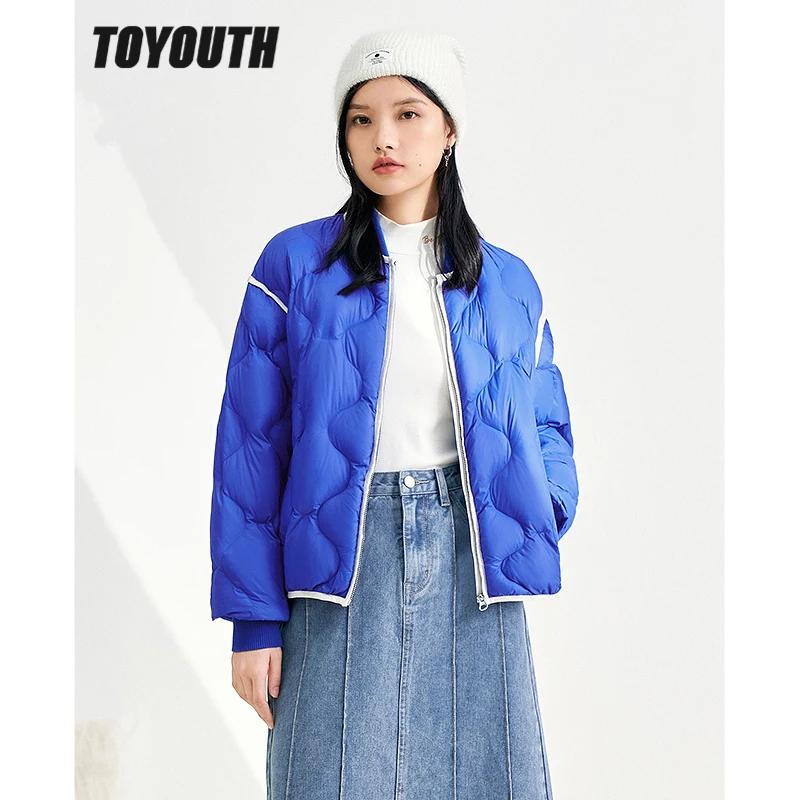 Toyouth   2022 ܿ ߱ Į 90% ȭƮ   Windproof Ʈ ٻ ĳ־ õ Outwear